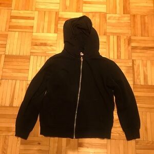 5/15$ H&M Cozy Black Kids Hoodie Jacket​